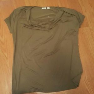 Olive green top
